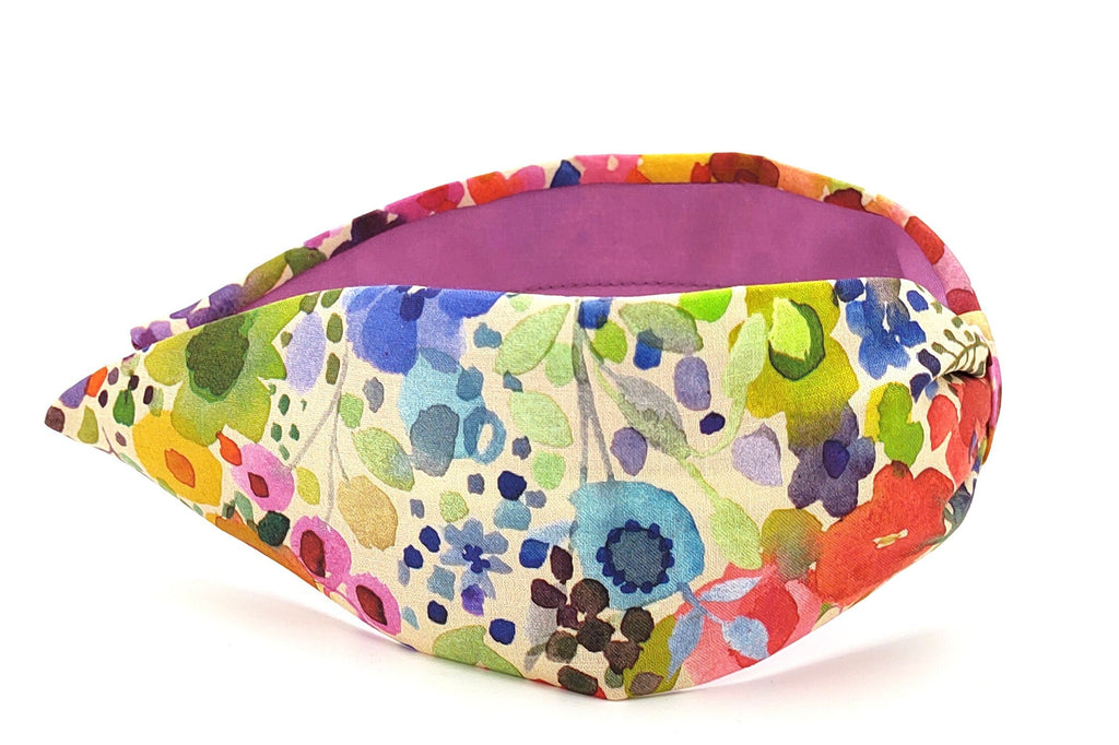 Floral Headband, Floral Cotton Headband, Headband for women, Boho Headband, Wide Headband, Women Accessory, Bohemian Headband