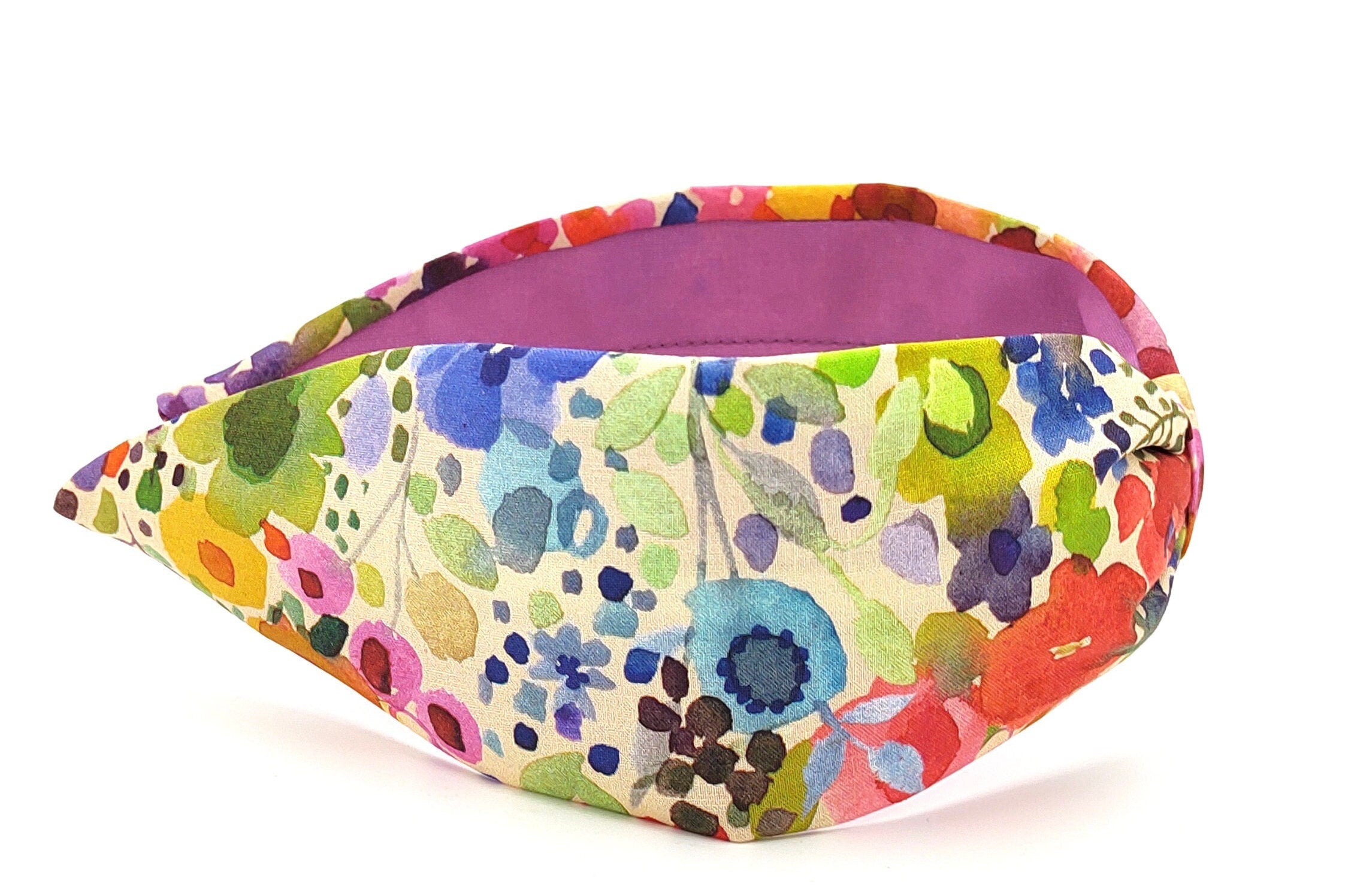 Floral Headband, Floral Cotton Headband, Headband for women, Boho Headband, Wide Headband, Women Accessory, Bohemian Headband