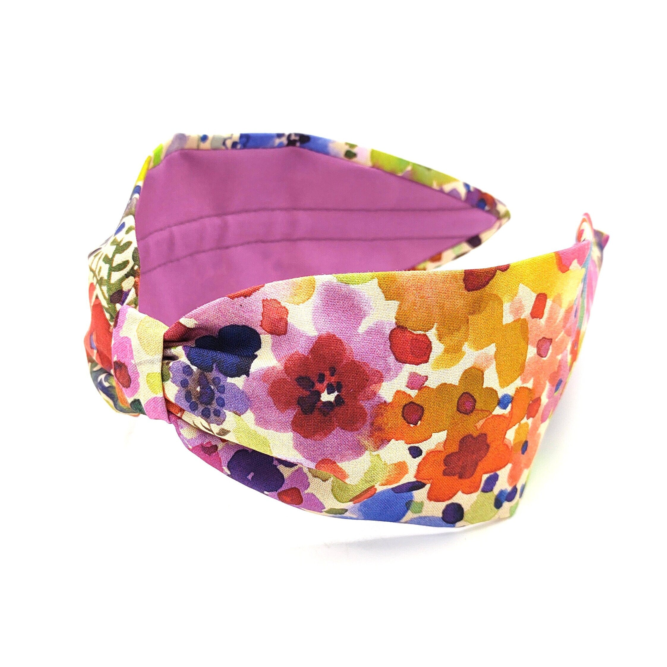 Floral Headband, Floral Cotton Headband, Headband for women, Boho Headband, Wide Headband, Women Accessory, Bohemian Headband