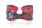 Liberty London Fabric Headband, Boho Headband, Modern Headband, Wide Style Headband, Floral Headband, Handcrafted Headband, Magenta