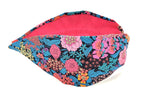 Liberty London Fabric Headband, Boho Headband, Modern Headband, Wide Style Headband, Floral Headband, Handcrafted Headband, Magenta