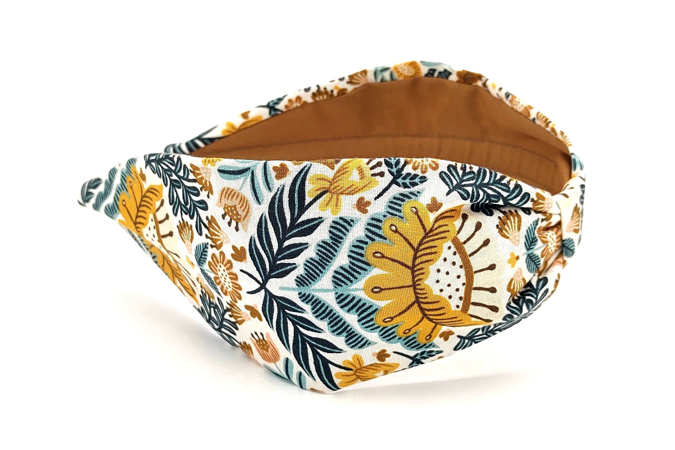 Headband, Handcrafted Headband, Modern Headband, Bohemian, Wide Style, Floral Headband