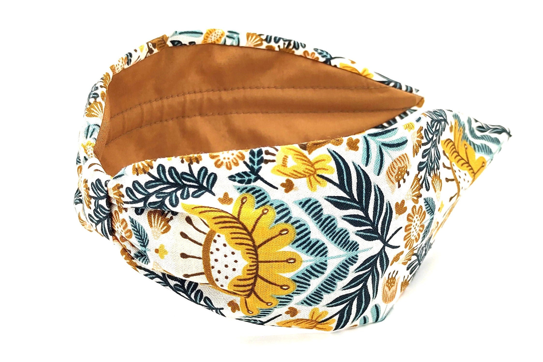Headband, Handcrafted Headband, Modern Headband, Bohemian, Wide Style, Floral Headband