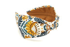 Headband, Handcrafted Headband, Modern Headband, Bohemian, Wide Style, Floral Headband