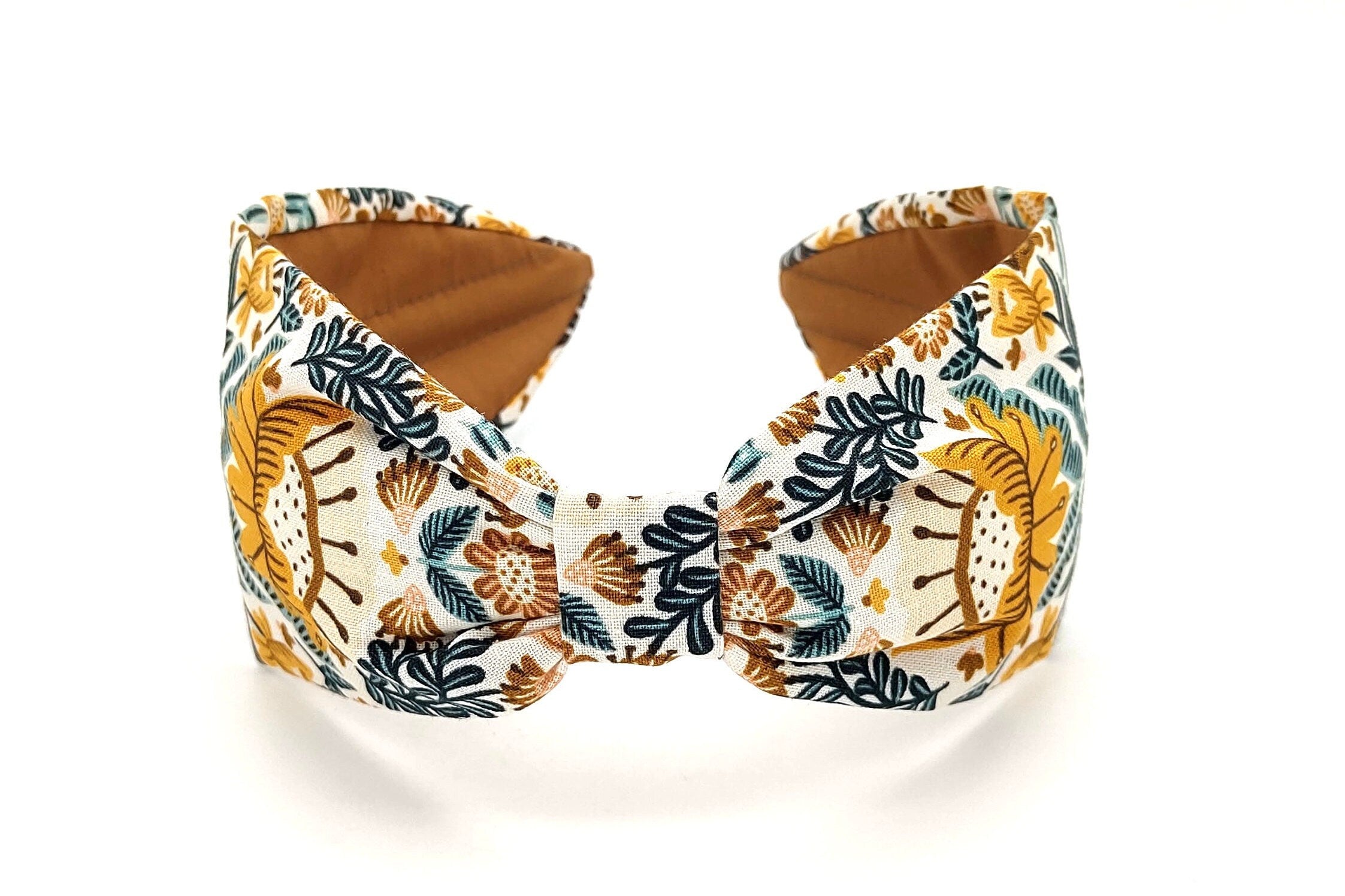 Headband, Handcrafted Headband, Modern Headband, Bohemian, Wide Style, Floral Headband