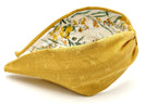 Headband, Handcrafted Headband, Modern Headband, Diadema, Diadem, Bohemian, Wide Style, Woven Cotton, Yellow