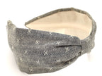 Headband, Handcrafted Headband, Modern Headband, Diadema, Diadem, Bohemian, Wide Style, Woven Cotton, Black