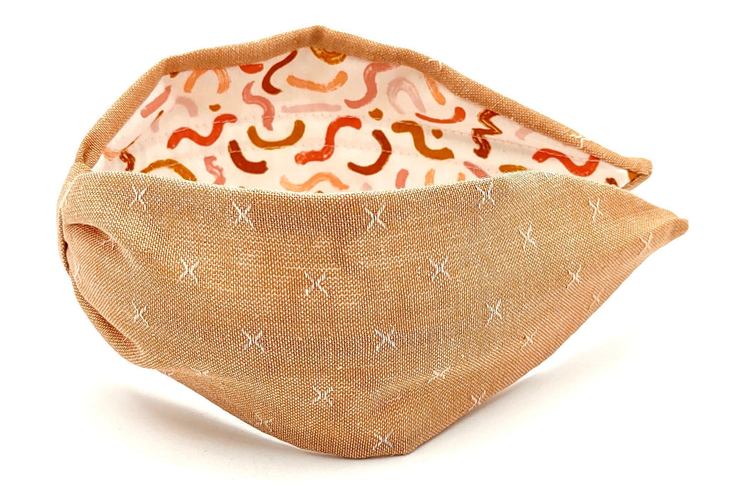 Headband, Handcrafted Headband, Modern Headband, Diadema, Diadem, Bohemian, Wide Style, Woven Cotton, Light Peach