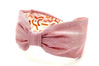 Headband, Handcrafted Headband, Modern Headband, Diadema, Diadem, Bohemian, Wide Style, Woven Cotton, Pink
