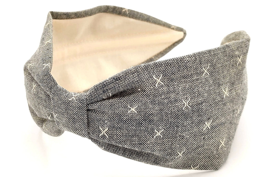 Headband, Handcrafted Headband, Modern Headband, Diadema, Diadem, Bohemian, Wide Style, Woven Cotton, Black