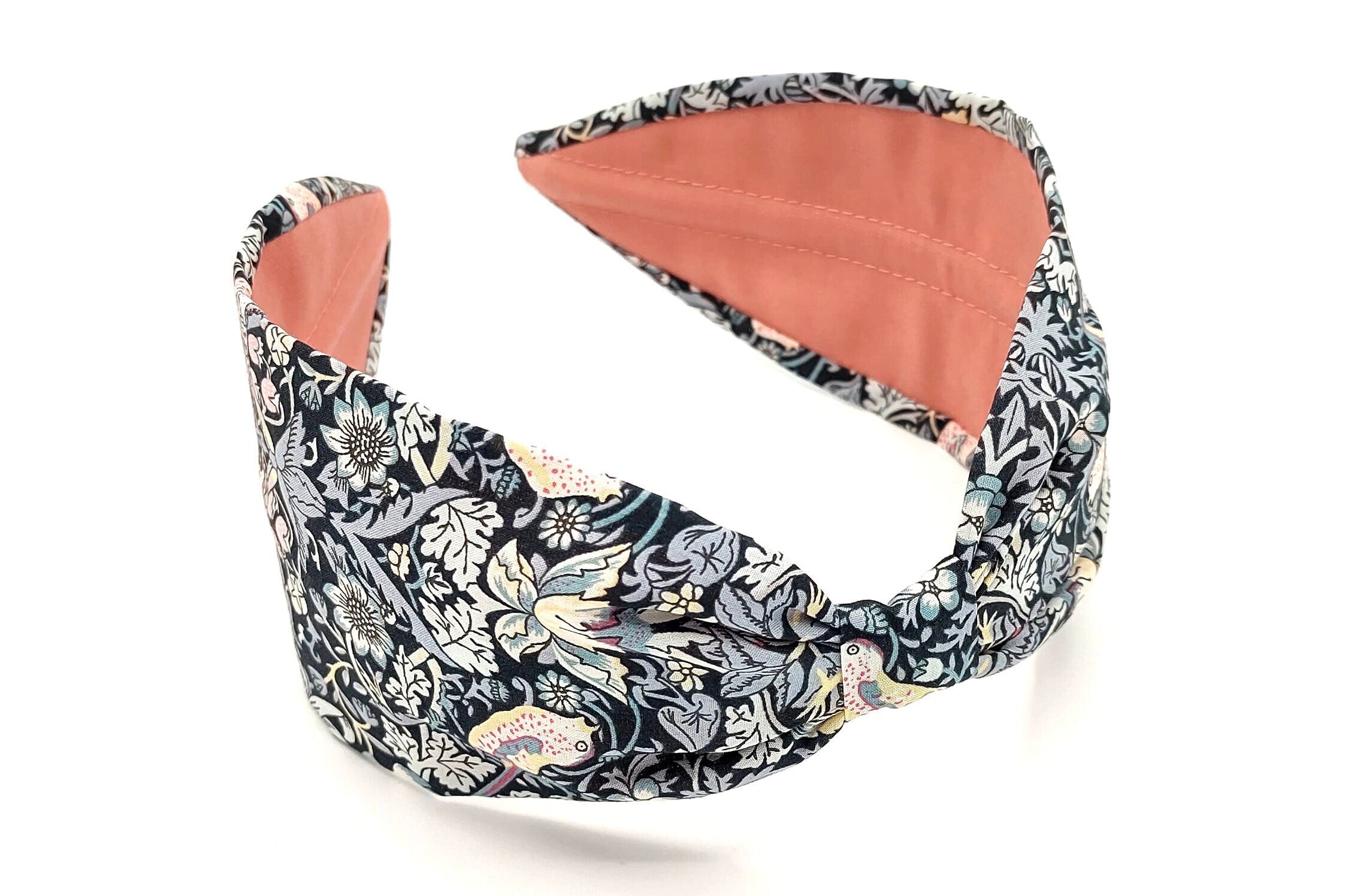 Liberty London Fabric Headband, Boho Headband, Wide Style Modern Headband, Floral Headband, Handcrafted Headband, Bohemian Print
