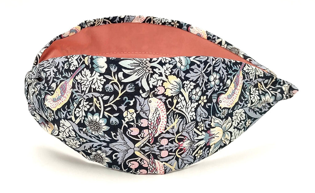 Liberty London Fabric Headband, Boho Headband, Wide Style Modern Headband, Floral Headband, Handcrafted Headband, Bohemian Print