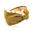 Headband, Handcrafted Headband, Modern Headband, Diadema, Diadem, Bohemian, Wide Style, Woven Cotton, Bronze, Spring Headband