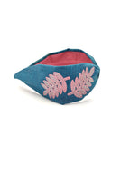 Headband, Embroidered Headband, Embroidered Red Headband, Modern Headband, Boho Headband, Aqua Headband, Luxury Headband, Party Headband