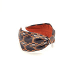 Headband, Handcrafted Headband, Modern Headband, Diadema, Diadem, Bohemian, Wide Style, Woven Cotton, Brown and Terracota