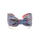 Headband, Wide Headband, Modern Headband, Diadema, Diadem, Bohemian, Wide Style, Woven Cotton, Blue and Peach