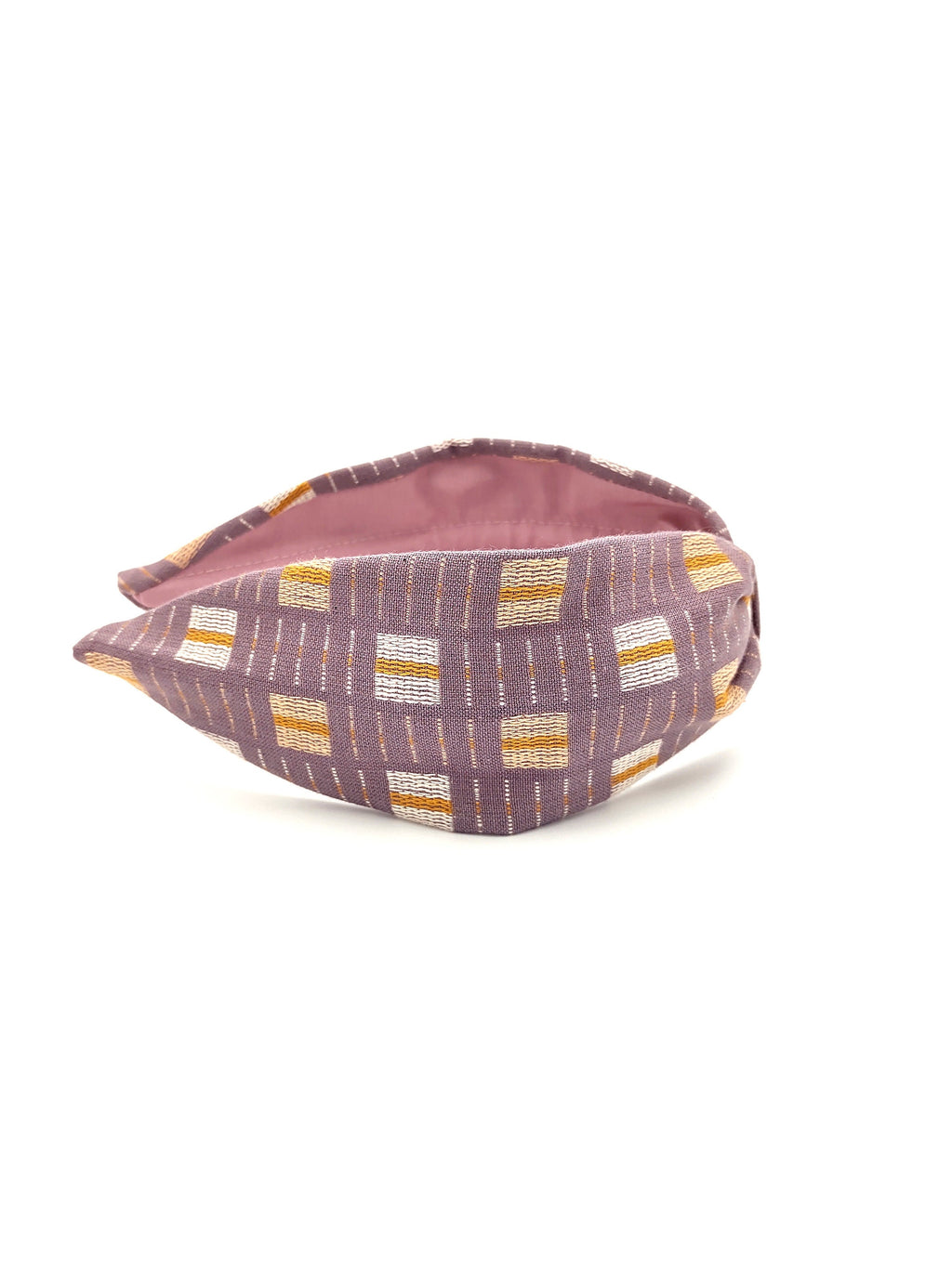 Woven Cotton Wide Headband: Modern Bohemian Style