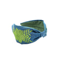 Embroidered Headband, Floral Embroidery Headband, Embroidery Headband, Modern Headband, Embroidered Hair band, Head band, Green