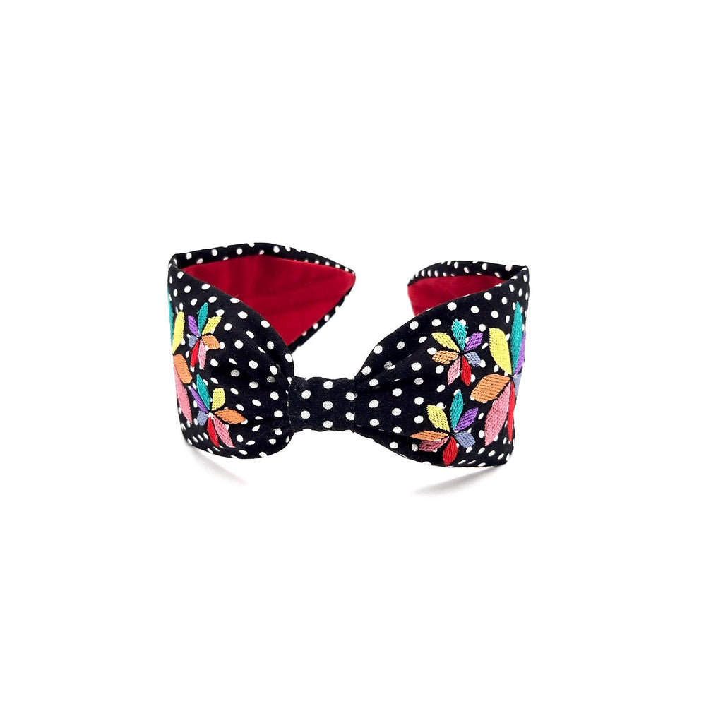 Embroidered Headband, Fabric Headband, Embroidery Headband, Modern Headband, Bohemian, Wide Style, Floral Embroidery, Head band, Hair band