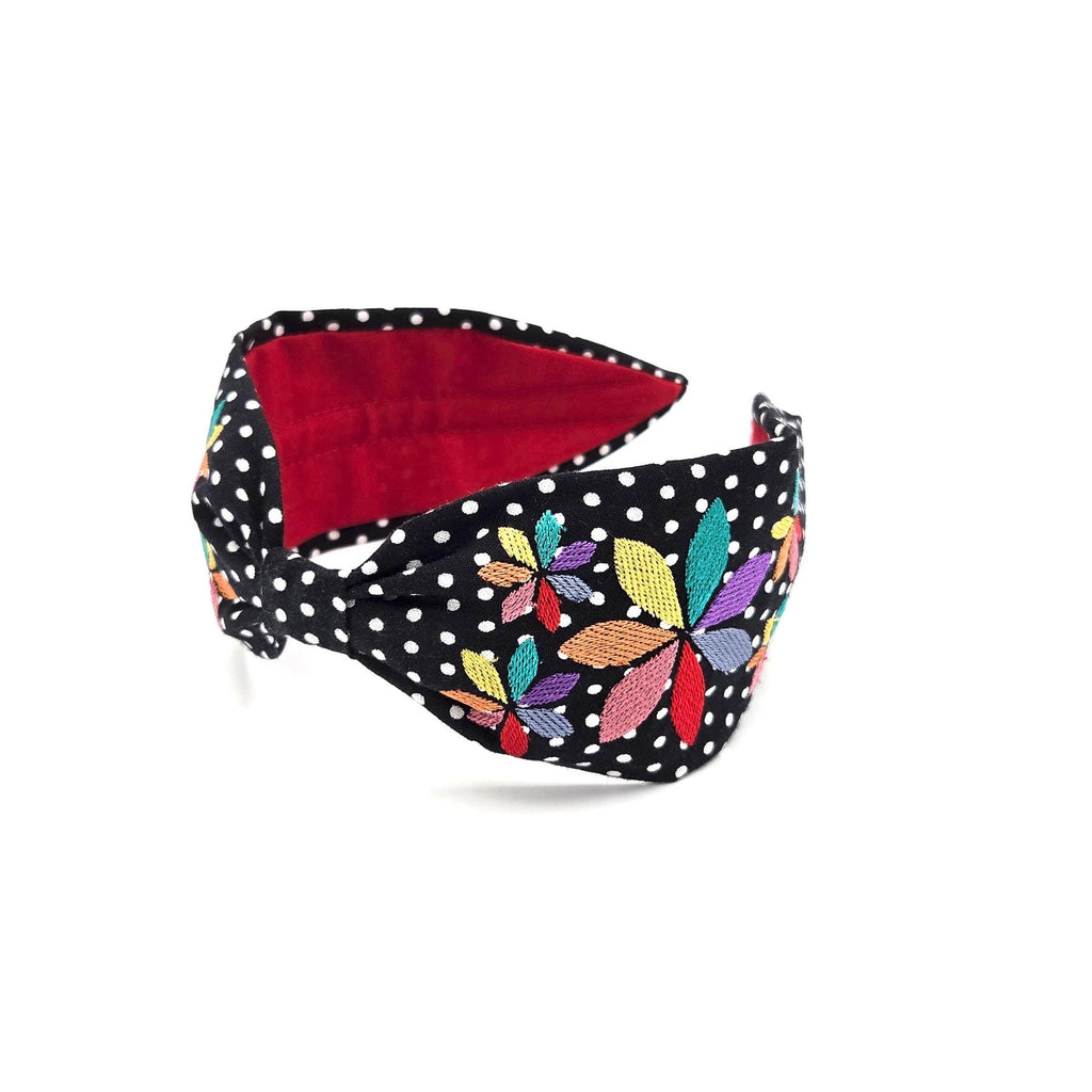 Embroidered Headband, Fabric Headband, Embroidery Headband, Modern Headband, Bohemian, Wide Style, Floral Embroidery, Head band, Hair band
