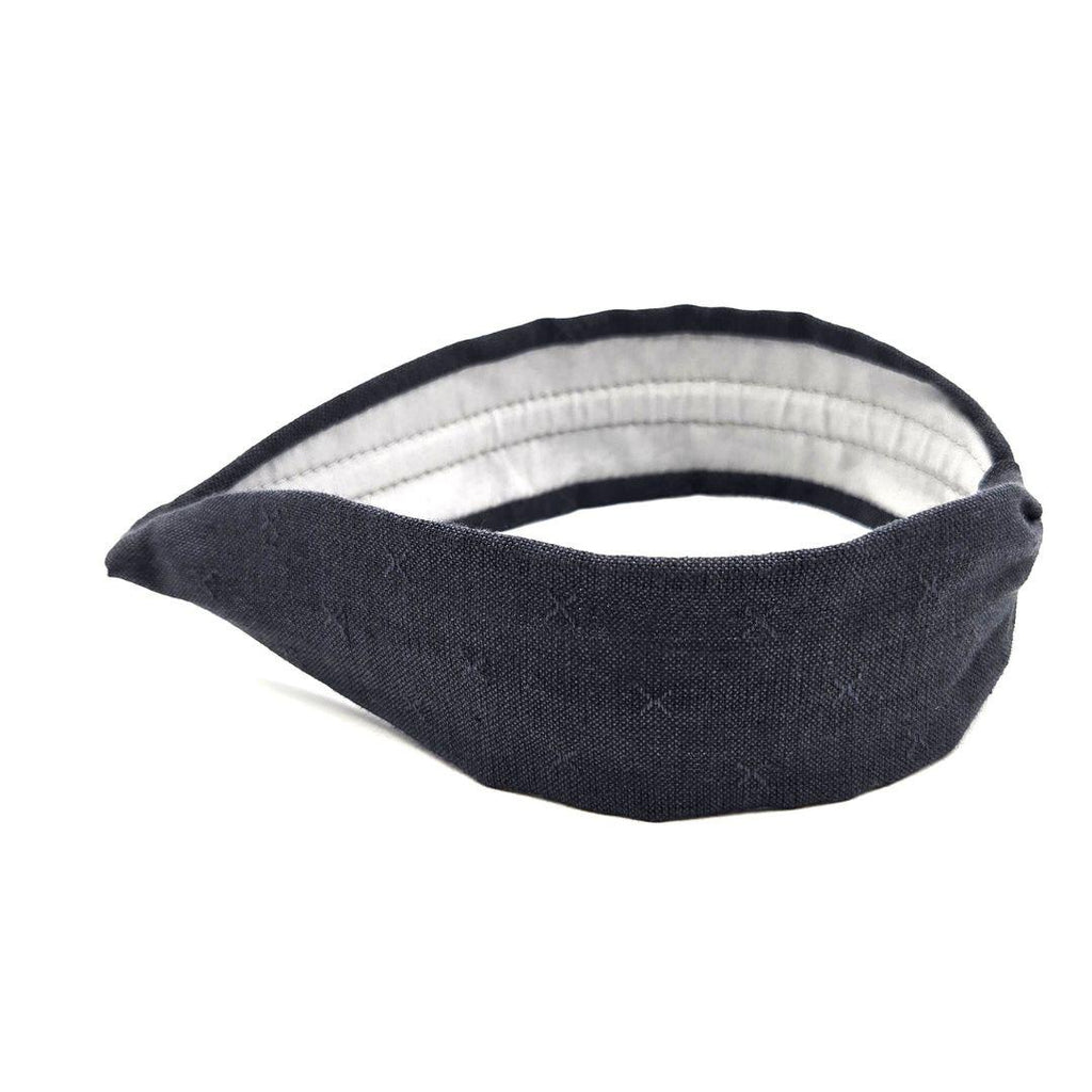 Headband, Handcrafted Headband, Woven Fabric Headbands, Modern Headband, Bohemian, Slim Style, Black, Neutral Color