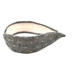 Headband, Handcrafted Headband, Woven Fabric Headbands, Modern Headband, Bohemian, Slim Style, Pepper, Black and Beige