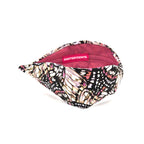Liberty London Fabric Headband, Boho Headband, Wide Style Modern Headband, Handcrafted Headband, Butterfly Print, Black and Pink