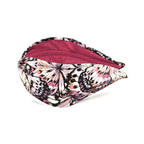 Liberty London Fabric Headband, Boho Headband, Wide Style Modern Headband, Handcrafted Headband, Butterfly Print, Black and Pink