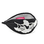 Black Ginkgo Embroidered Silk Headband - image 4