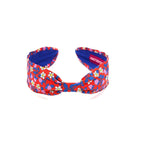 Liberty London Fabric Headband, Boho Headband, Slim Style Modern Headband, Floral Headband, Handcrafted Headband, Strawberry Headband